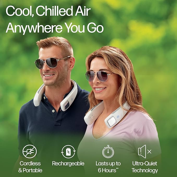 Portable Neck Fan USB Rechargeable 3-Speed