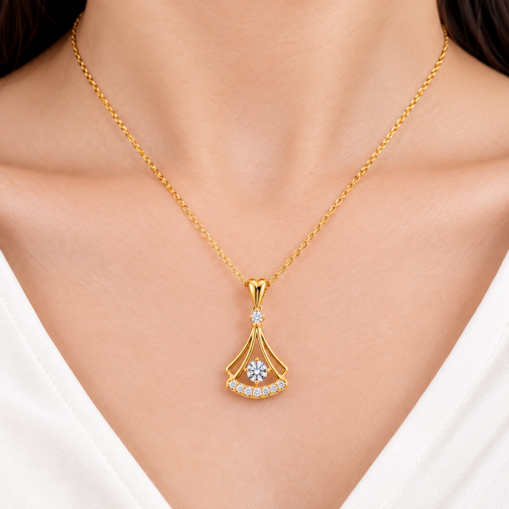 Elegant Diamond Necklace | قلادة ألماس أنيقة